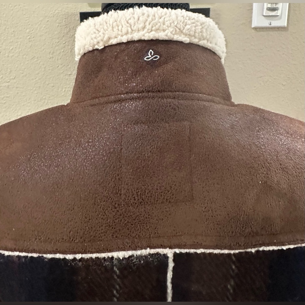Prana Brown Jacket With Upcycled Pendleton Blanke… - image 3